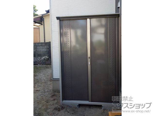 福岡県福岡市のの物置・屋外倉庫 グランプレステージジャンプ 1304×750×1900 GP-137A-T-CB 施工例