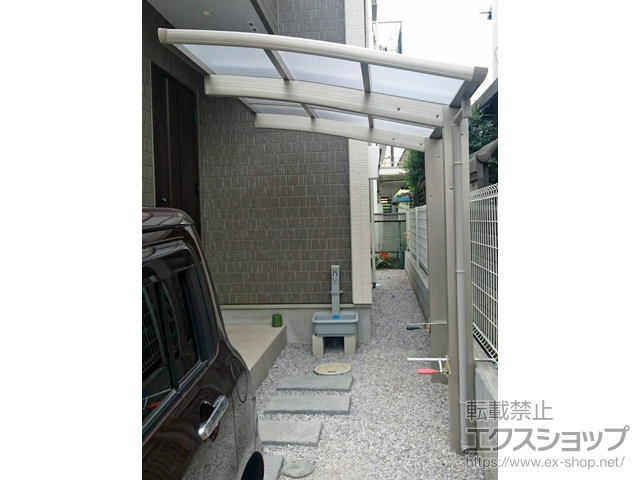 埼玉県所沢市ののサイクルポート・駐輪場 プレシオスポート ミニ 積雪〜20cm対応 施工例