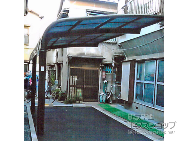 東京都荒川区のLIXIL リクシル（トステム）のカーポート テールポートシグマIII 積雪〜20cm対応 施工例