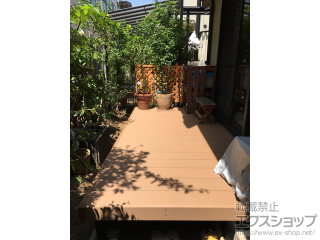 東京都東久留米市ののウッドデッキ マージウッドデッキ 施工例