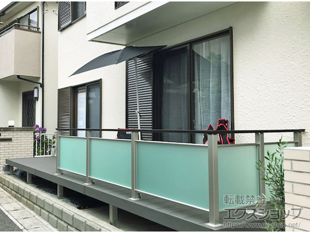 千葉県市川市ののウッドデッキ リウッドデッキ 200 施工例