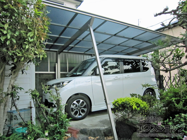 神奈川県秦野市ののカーポート ソリッドポート 積雪〜20cm対応 施工例