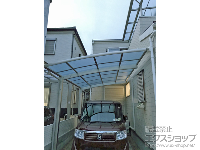 大阪府柏原市ののカーポート レイナポートグラン　積雪〜20cm対応 施工例