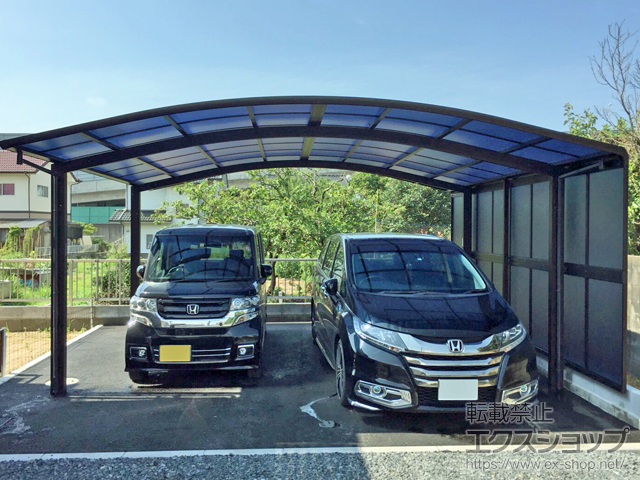 山口県宇部市ののカーポート レイナツインポートグラン　積雪〜20cm対応 施工例