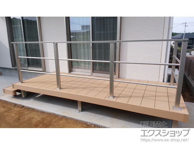 茨城県取手市ののウッドデッキ リウッドデッキ 200 施工例