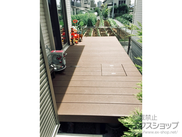 東京都杉並区ののウッドデッキ リウッドデッキ 200 施工例