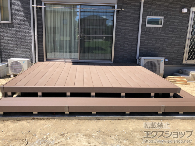 千葉県君津市ののウッドデッキ リウッドデッキ 200 施工例