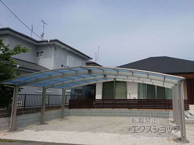 千葉県市原市ののカーポート レイナトリプルポートグラン　積雪〜20cm対応 施工例