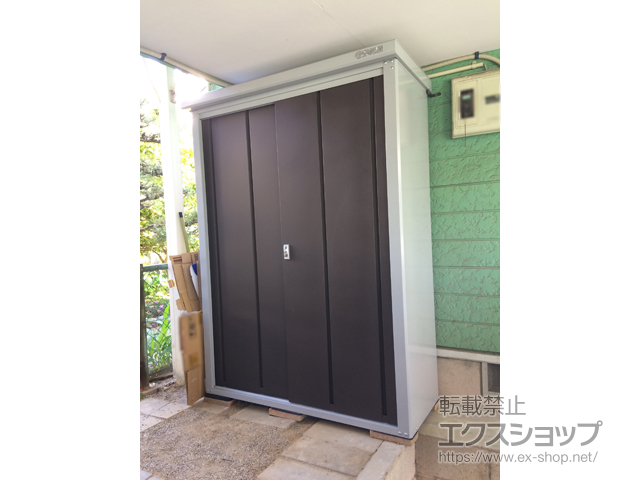 三重県鈴鹿市のの物置・屋外倉庫 ロータス LS-1305 一般型 1320×500×1800 LS-1305-CB 施工例