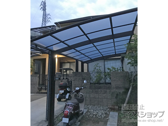 奈良県葛城市ののカーポート レイナポートグラン　積雪〜20cm対応 施工例