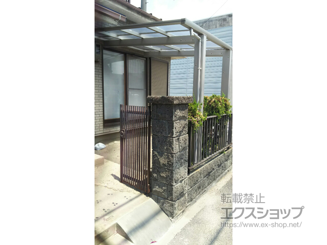 愛知県名古屋市ののカーポート エフルージュグラン 積雪〜20cm対応 施工例