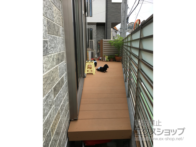 埼玉県志木市ののウッドデッキ リウッドデッキ 200 施工例