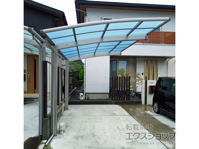 鹿児島県姶良市ののカーポート レイナポートグラン　積雪〜20cm対応 施工例