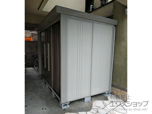 東京都文京区のの物置・屋外倉庫 Mr.ストックマンダンディ 一般型 2900×1590×2110 ND-2915-B 施工例