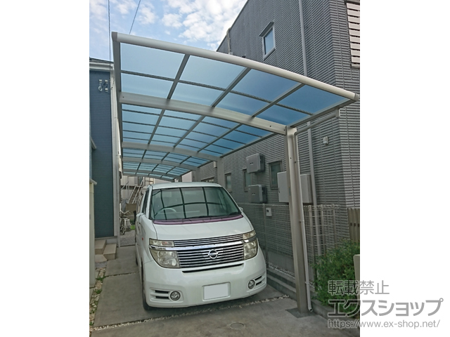 東京都多摩市ののカーポート レイナポートグラン 縦連棟　積雪〜20cm対応 施工例