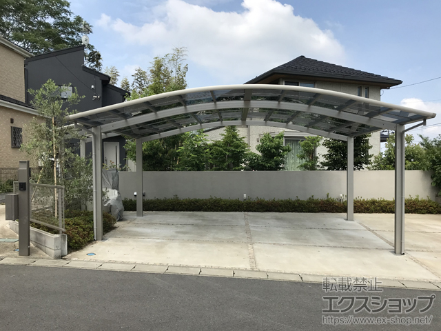 千葉県四街道市ののカーポート レイナツインポートグラン　積雪〜20cm対応 施工例