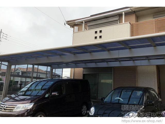 愛知県小牧市ののカーポート エフルージュ トリプル 積雪〜20cm対応 施工例