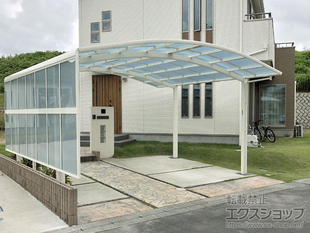 茨城県土浦市ののカーポート レイナツインポートグラン　積雪〜20cm対応 施工例