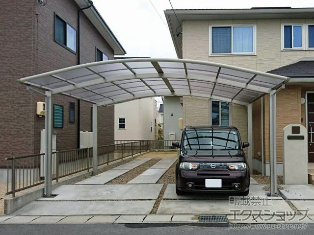 三重県鈴鹿市ののカーポート レイナツインポートグラン　積雪〜20cm対応 施工例