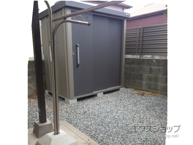 福岡県福岡市のの物置・屋外倉庫 エスケーエイト SK8-70 一般型 1800×1200×1940 SK8-70-GK 施工例