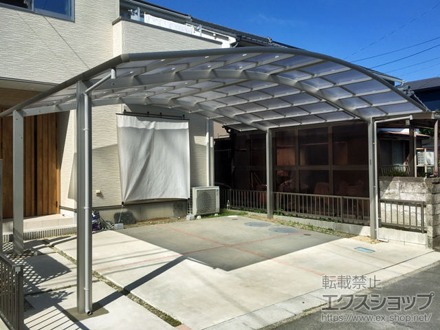 愛知県愛西市ののカーポート レイナツインポートグラン　積雪〜20cm対応 施工例