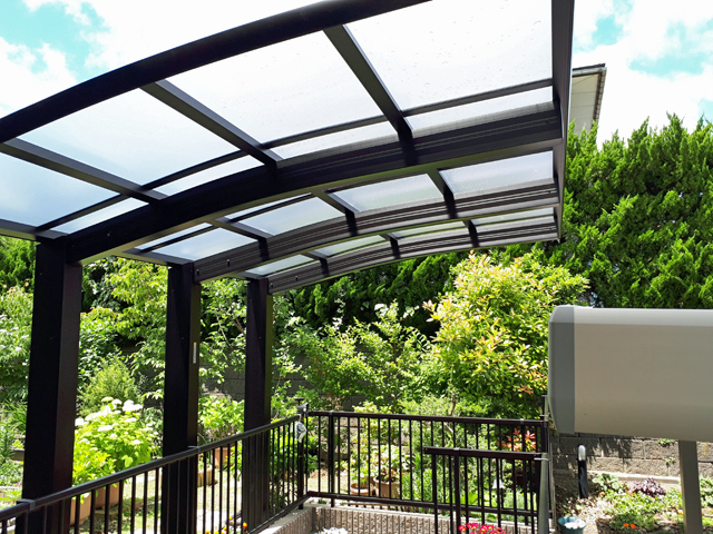 滋賀県高島市ののカーポート レイナポートグラン50 積雪〜50cm対応 施工例