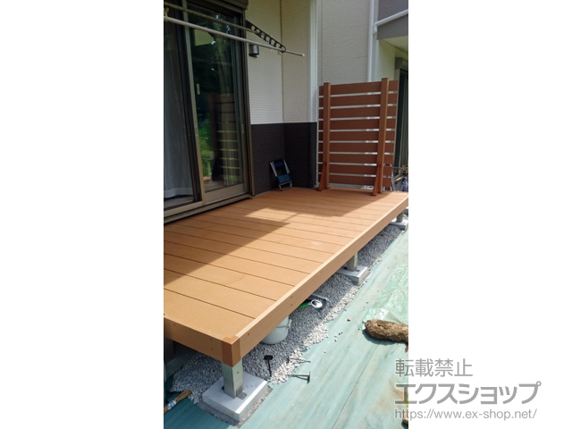 東京都清瀬市ののウッドデッキ マージウッドデッキ 施工例