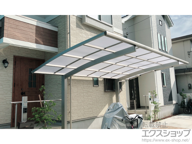 東京都立川市ののカーポート プレシオスポート 積雪〜20cm対応 施工例