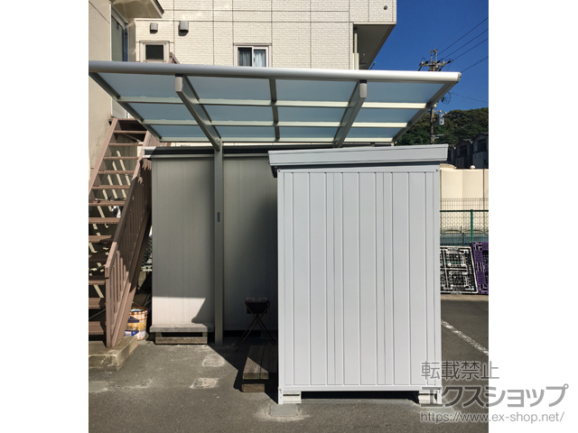 愛知県東海市ののサイクルポート・駐輪場 エフルージュグランミニ 積雪〜20cm対応 施工例