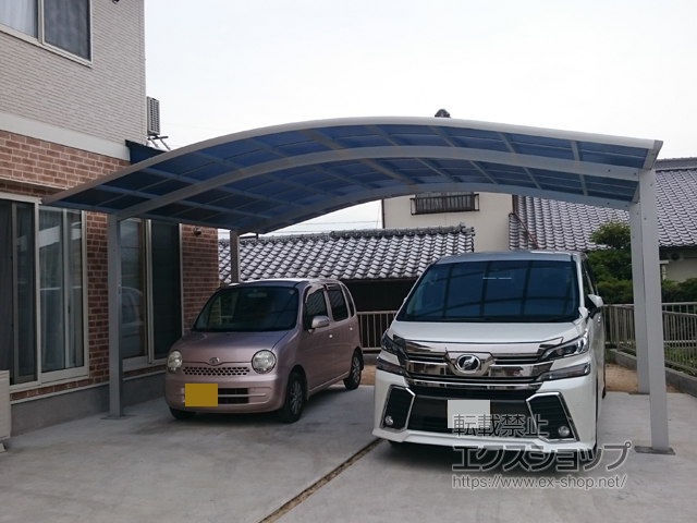 大分県豊後大野市ののカーポート レイナツインポートグラン　積雪〜20cm対応 施工例