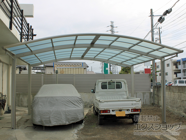 静岡県沼津市ののカーポート レイナツインポートグラン　積雪〜20cm対応 施工例