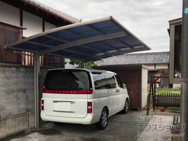 大阪府泉佐野市ののカーポート レイナポートグラン　積雪〜20cm対応 施工例