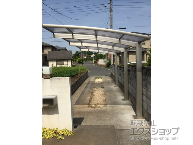 埼玉県比企郡滑川町ののカーポート レイナポートグラン 延長　積雪〜20cm対応 施工例