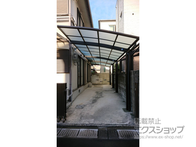 京都府長岡京市ののカーポート レイナポートグラン 縦連棟　積雪〜20cm対応 施工例