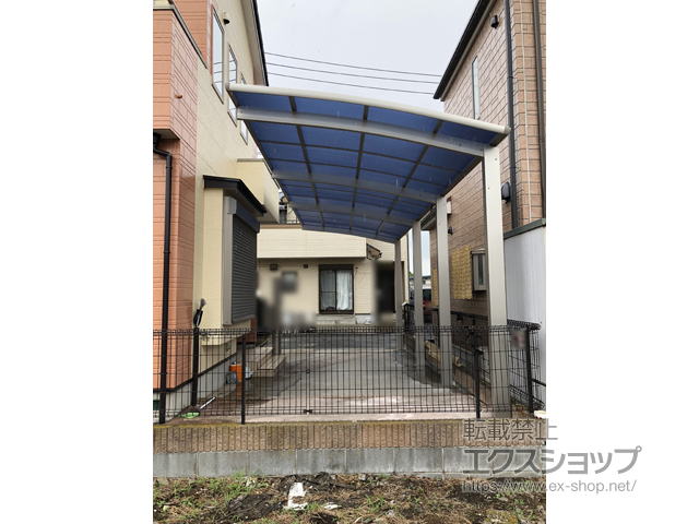 神奈川県大和市ののカーポート レイナポートグラン 縦連棟　積雪〜20cm対応 施工例