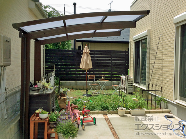 千葉県柏市ののサイクルポート・駐輪場 プレシオスポート ミニ 積雪〜20cm対応 施工例