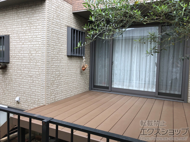 奈良県生駒郡斑鳩町ののウッドデッキ リウッドデッキ 200 施工例