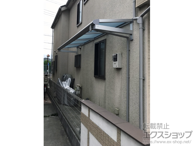 東京都府中市ののバルコニー・ベランダ屋根 ヴェクターテラス F型 ルーフタイプ 単体積雪〜20cm対応 施工例