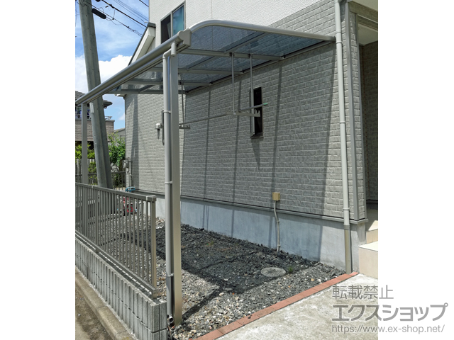 茨城県つくばみらい市ののテラス屋根 ヴェクターテラス R型 テラスタイプ 単体 積雪〜20cm対応 施工例