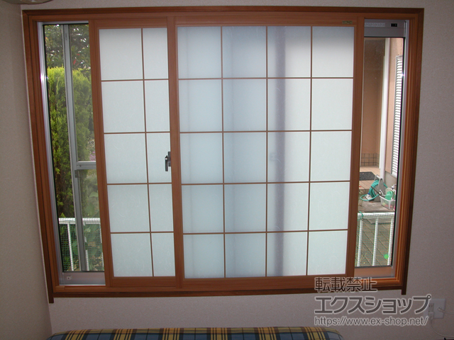 福岡県糟屋郡新宮町のの二重窓（内窓） インプラス ダストバリア仕様 引違い窓 2枚建 施工例