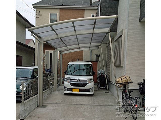 神奈川県相模原市ののカーポート レイナポートグラン 延長　積雪〜20cm対応 施工例