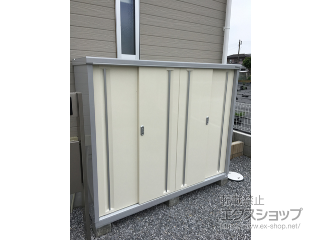 千葉県野田市のの物置・屋外倉庫 MJX-195D-FW シンプリー 一般型 施工例