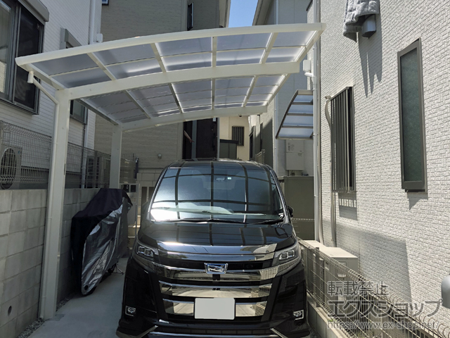 大阪府交野市ののカーポート レイナポートグラン　積雪〜20cm対応 施工例