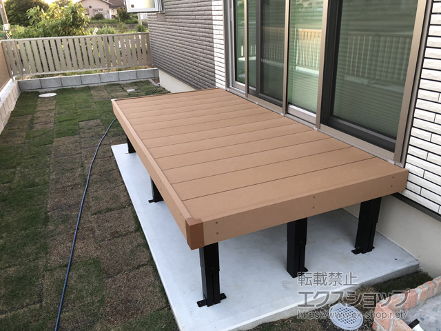 愛知県豊橋市ののウッドデッキ リウッドデッキ 200 施工例