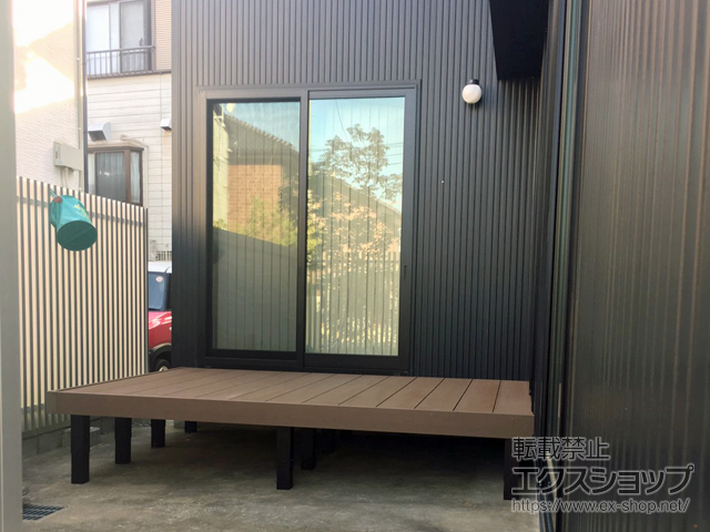 千葉県千葉市ののウッドデッキ マージウッドデッキ 施工例