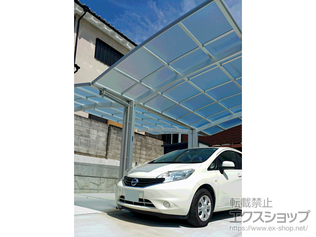 京都府長岡京市ののカーポート レイナポートグラン Y合掌　積雪〜20cm対応 施工例