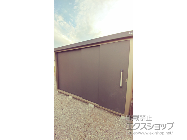 群馬県伊勢崎市のの物置・屋外倉庫 エスケーエイト SK8-180 一般型 3000×2000×1940 SK8-180-GK 施工例