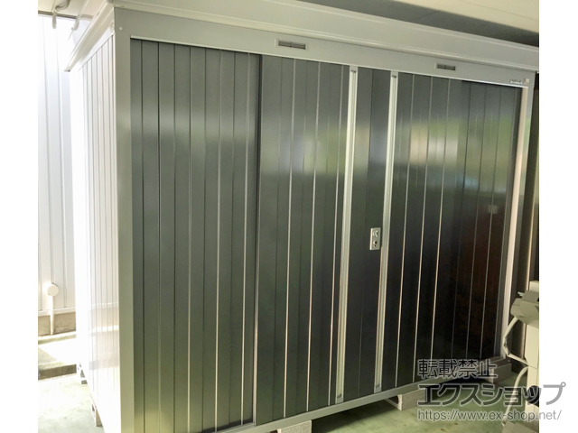 静岡県静岡市のの物置・屋外倉庫 ネクスタ 一般型 2630×1370×2020 NXN-36S-PG 施工例