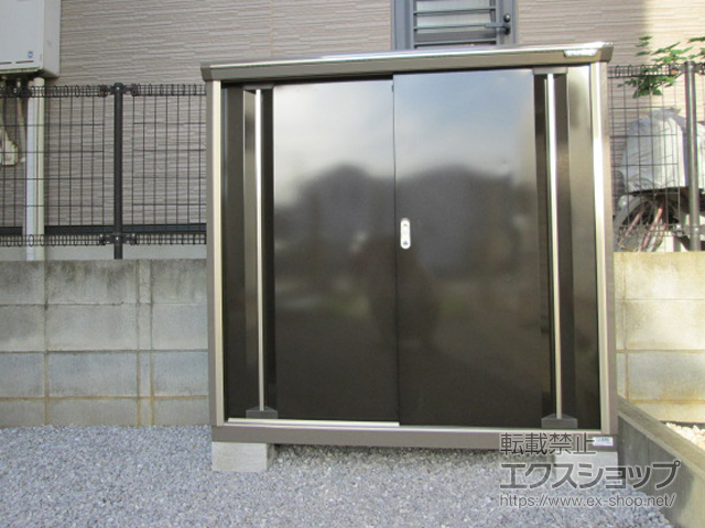 埼玉県富士見市のの物置・屋外倉庫 ナイソーシスター　1320×580×1303 KMW-136C-P 施工例