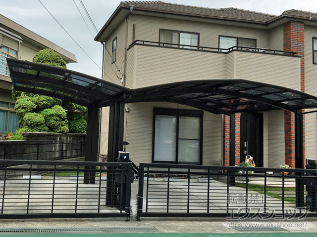 兵庫県加東市ののカーポート レイナポートグラン　積雪〜20cm対応 施工例